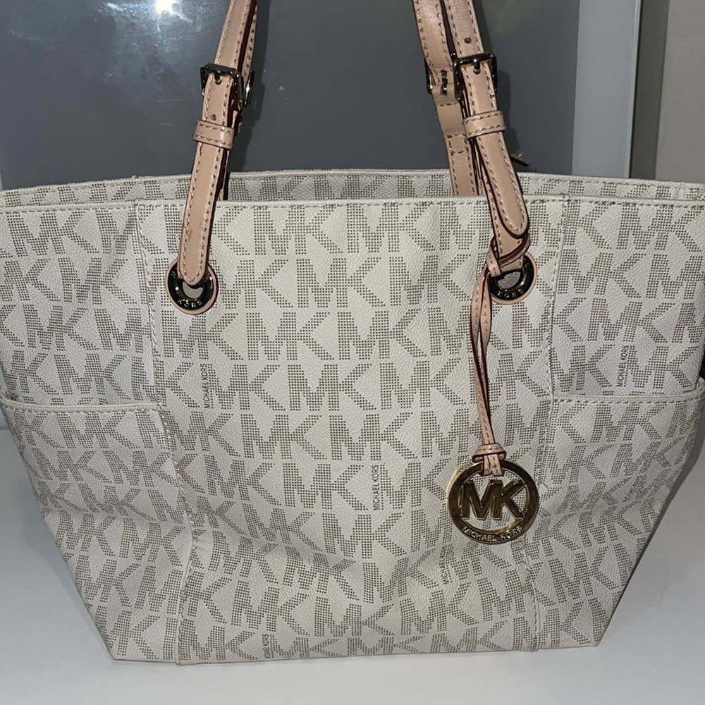 Tan Michael Kors Tote Bag
